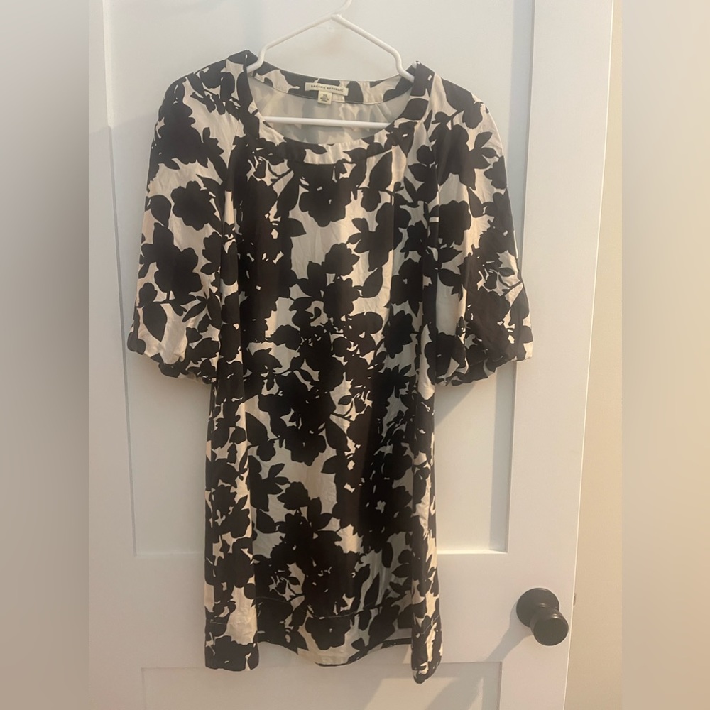 Banana Republic Black & White Floral Dress